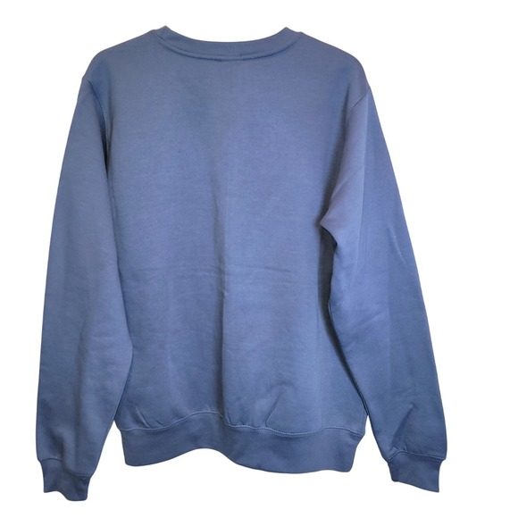 PACIFIC & CO Up To Snow Good Sweatshirt‎ Medium Large Blue Ski Lift Graphic - Picture 5 of 10